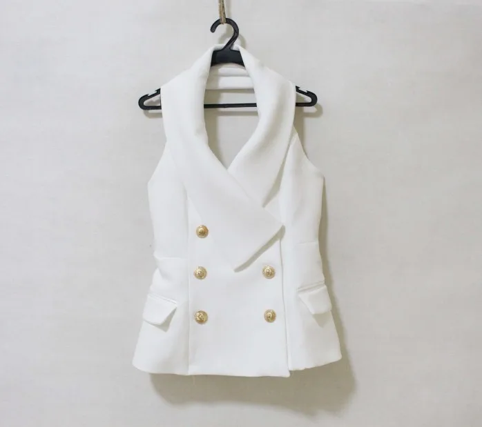 2017 новая мода золото кнопки сексуальная жилет|fashion vest|veste fashionbutton vests |