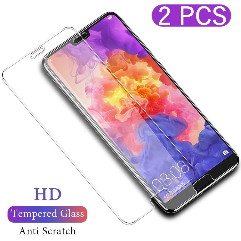 Закаленное стекло 2 шт./лот для Huawei Y9 2019 Y6 Y5 2018 Y7 Prime Y5II Y6II II Взрывозащищенная защита