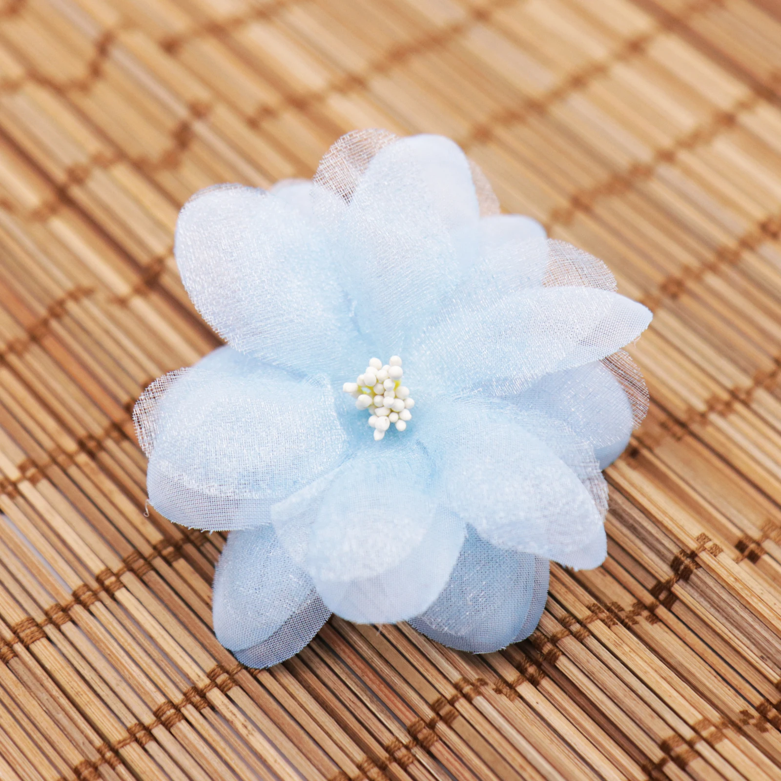 10PCS/lot Chiffon Plum Blossom Artificial Flowers Head Wedding Decoration Fake Flower DIY Wreath Gift Box Scrapbooking Craft | Дом и сад