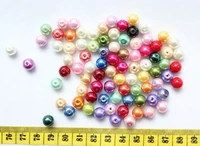 800pcs variety colors glass pearls 6mm 8mm mix sizes wholesale free shipping d10