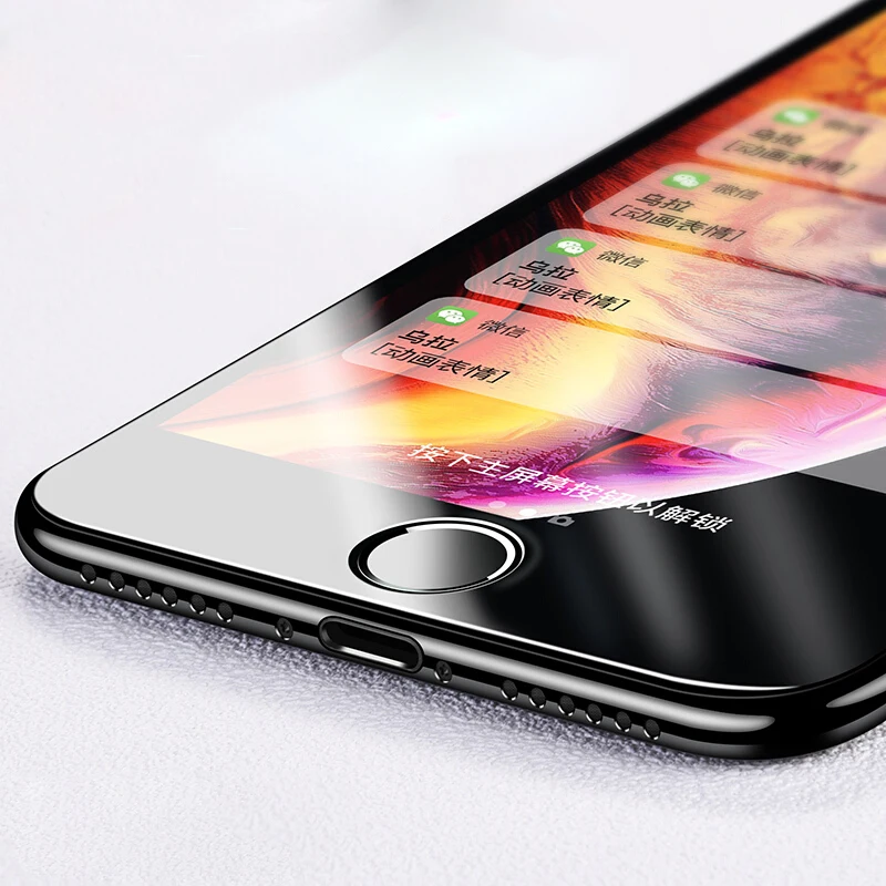 Cxone 15D изогнутое Полное покрытие экрана Защитное стекло для iPhone 7 8 6s Plus X