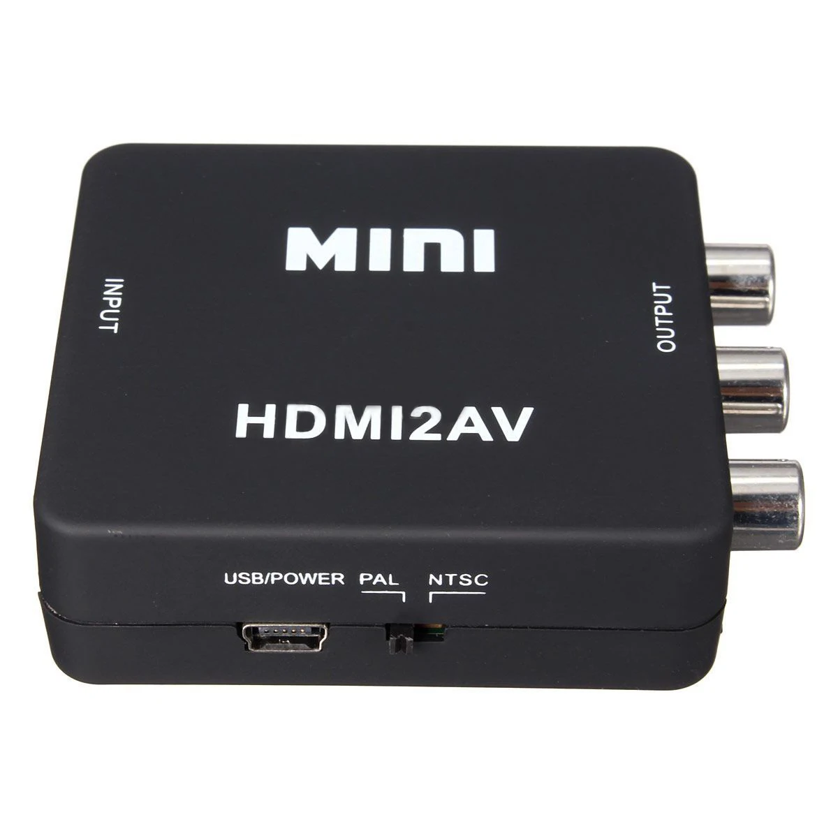 HDMI К AV скейлер адаптер HD видео композитный конвертер коробка Мини к 3RCA CVBS ТВ PS3 VHS