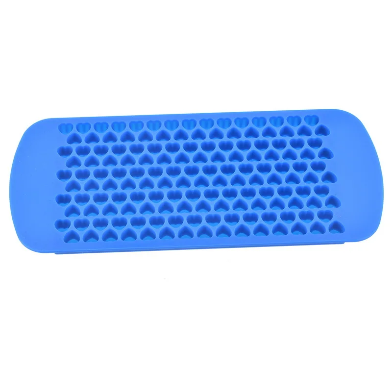 Blue 150 Grid 1X1 см силиконовая форма для мороженого, форма для шоколада, аксессуары для напитков, форма для льда, лоток с формой для кубиков льда, 150/160 сеток - Цвет: Blue 150 Grid