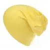 Yellow Теплая шапка для малышей; мягкая хлопковая шапка бини в стиле хип-хоп; зимняя детская шапка; Одежда для новорожденных; sombreros для фотосъемки мальчиков и девочек - Цвет: Yellow