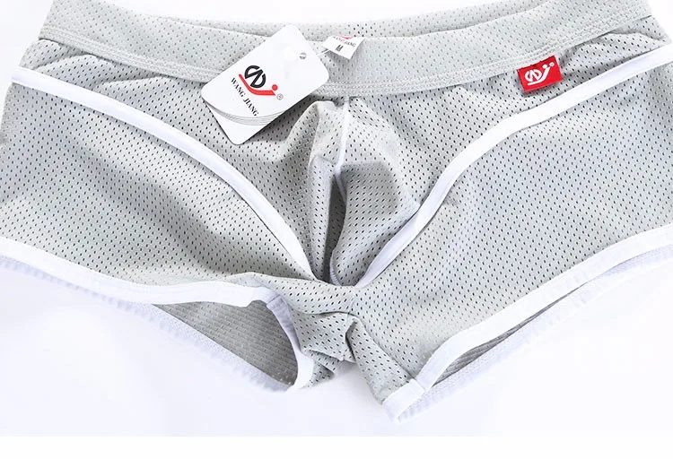 WJ сексуальное мужское нижнее белье боксеры мужские Calzoncillos Hombre боксеры Marca Cuecas Slip Homme Мужское нижнее белье спандекс низкая посадка боксеры
