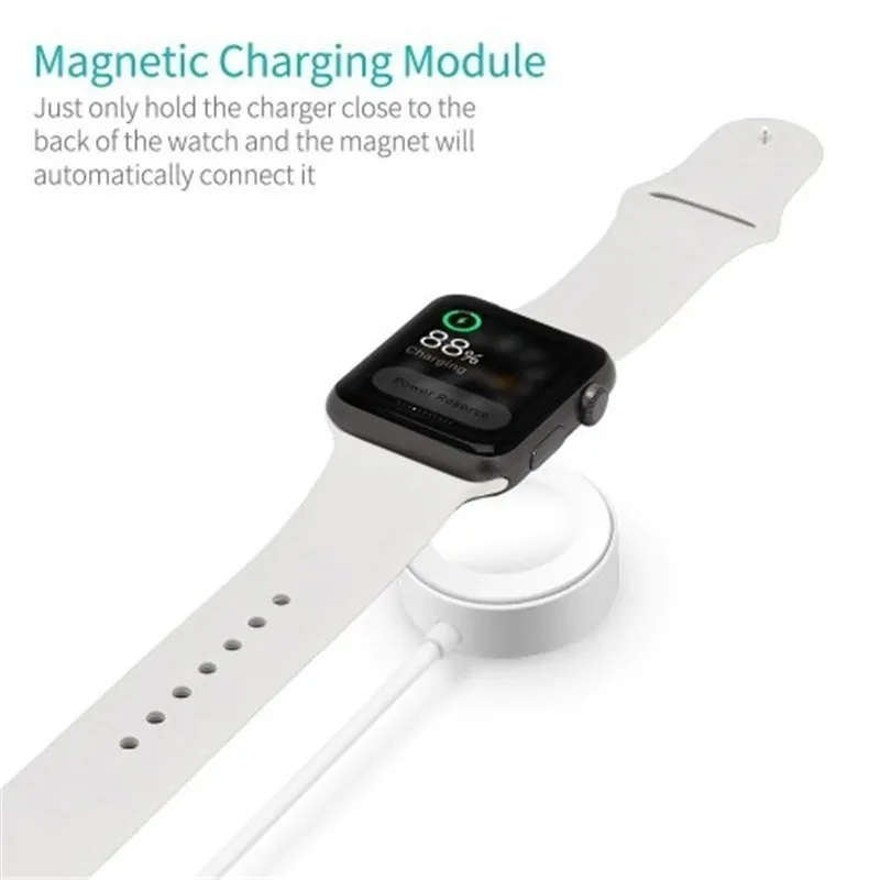 Магнитное зарядное устройство для Apple Watch USB Беспроводная зарядка 38 мм и 42 iWatch