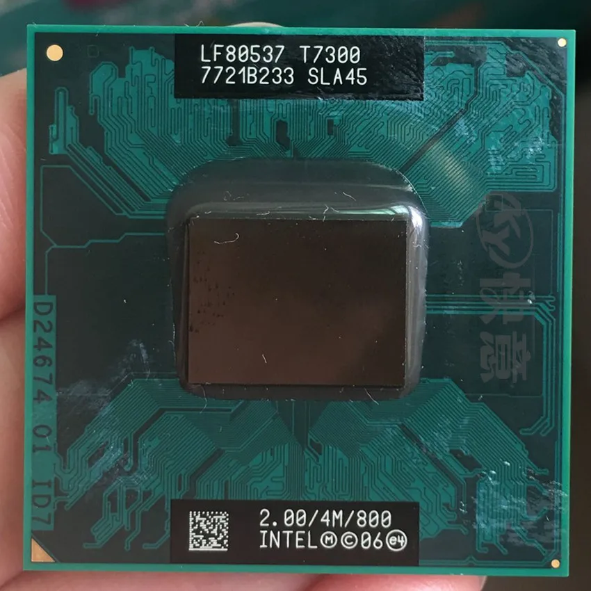 Процессор lntel Core Duo T7300 4 м/2 0 ггц/800 м FSB Scoket 478 двухъядерный процессор для ноутбука