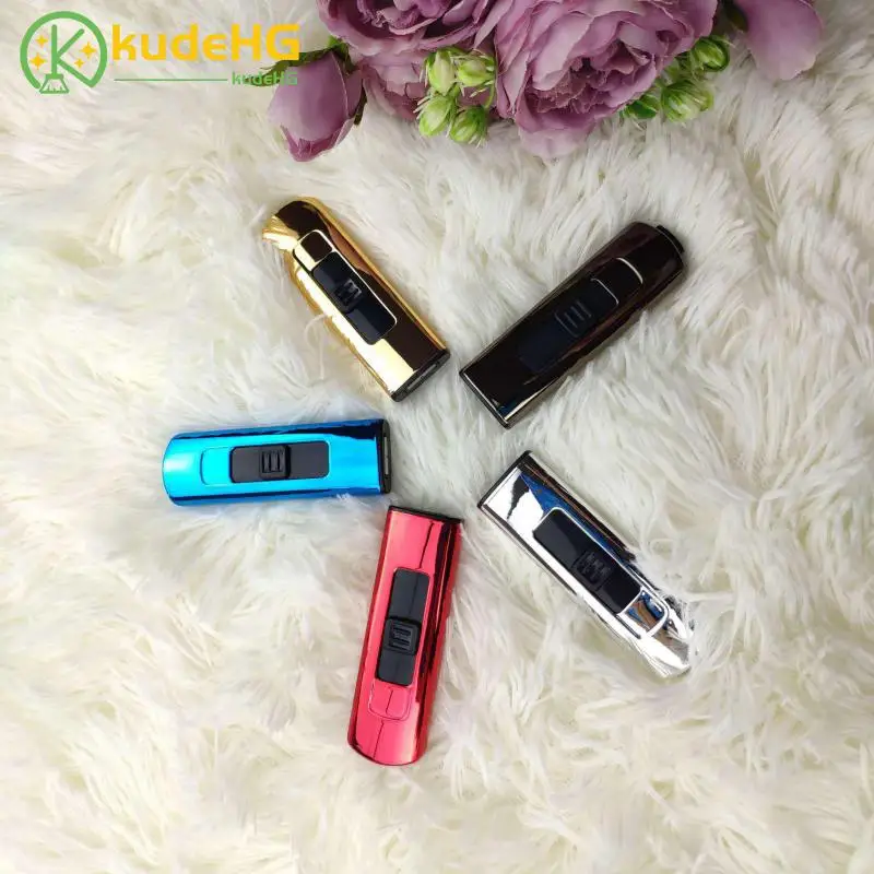 Креативная маленькая перезаряжаемая USB ветрозащитный негорящий Электрический