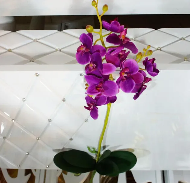 Искусственные цветы орхидеи 2 шт. упак. для украшения дома вечеринок креативный