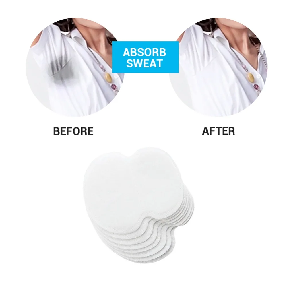 

100pcs Underarm Pads Dress Sweat Perspiration Pads Shield Underarm Armpits Sweat Pads Deodorant For Women Armpit Absorbent Pads