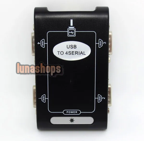 

LN003072 USB 2.0 to 4 Port RS232 DB9 9 Pin COM Serial Adapter Converter Controller HUB