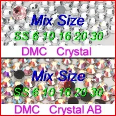 SS20 4,6-4,8 мм, 1440 шт./пакет фуксия DMC Горячая фиксация стразы с плоской обратной поверхностью, "сделай сам" Hot Fix железа на одежды теплопроводные Кристаллы Камень