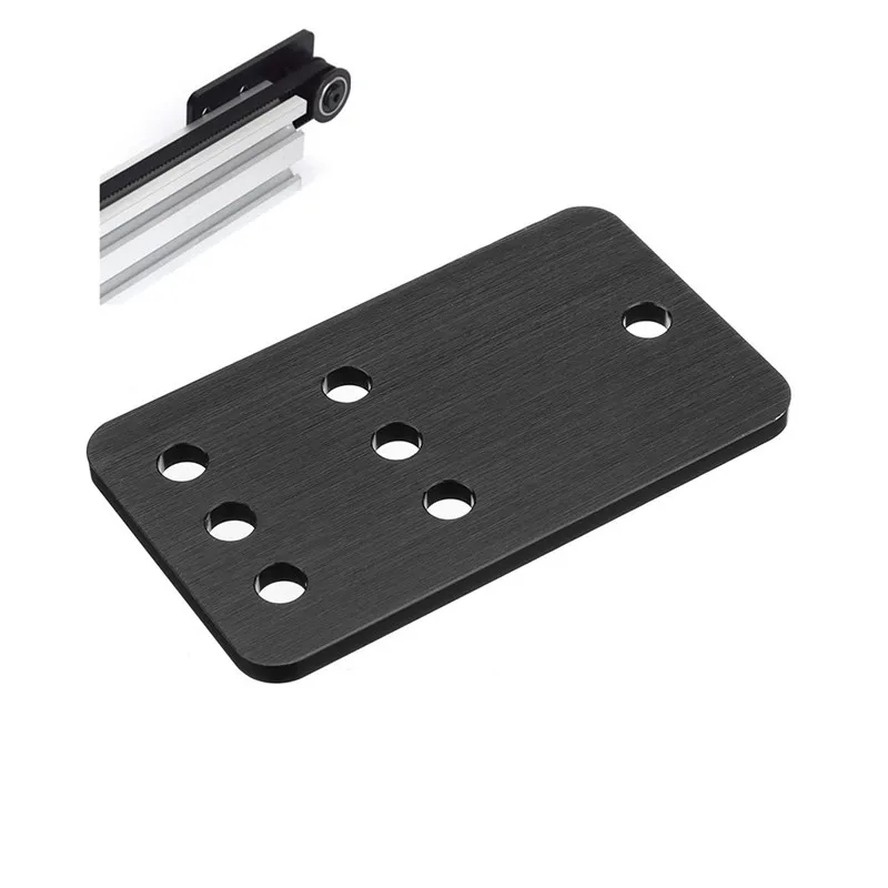 

Aluminum Idler Pulley Plate Mounting Plate Pulley Board for V-Slot Linear Rail CNC Aluminum Extrusions Profiles