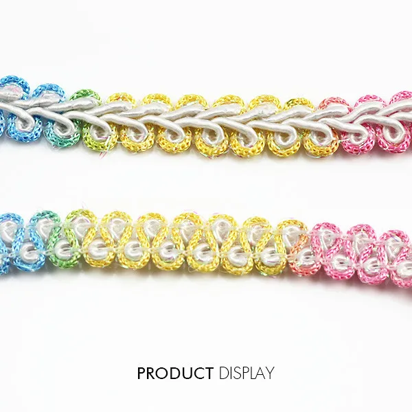 Кружевная плетеная Gimp лента для украшения одежды пришивная ткань швейные