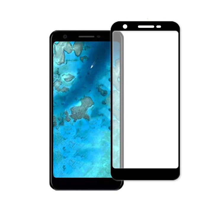 Закаленное стекло с полным клеем для Google Pixel 3A полное покрытие защитная пленка