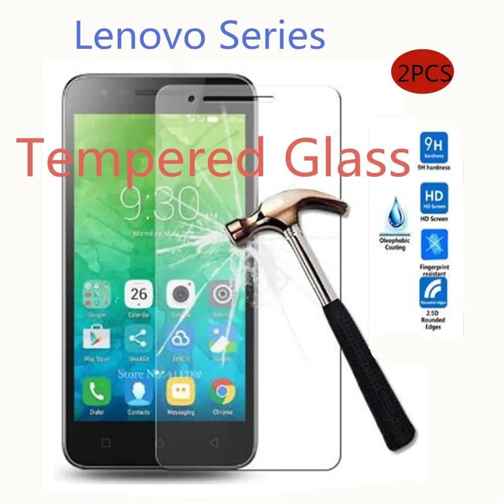 Закаленное стекло 9H для Lenovo A5000 A2010 K6 Power A319 A536 A1000 A859 A1010 Vibe C2 K5 Plus S1 Lite Защитная