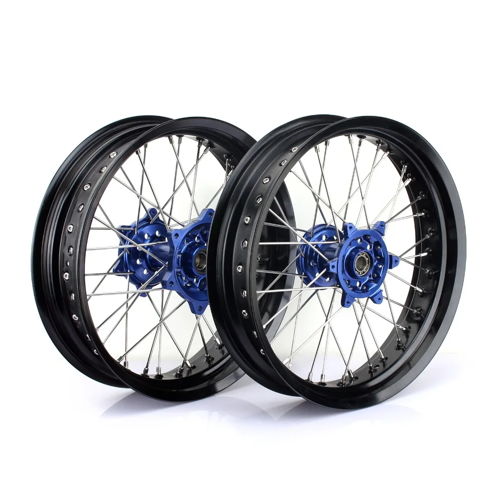 BIKINGBOY Supermoto 17 &quot3 5 0 полные колесные диски концентраторы для KTM EXC F 250 07 15 350 12 F450 03 F500