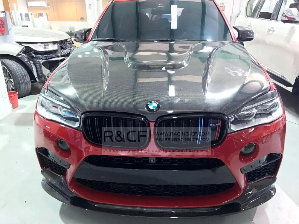Капот из углеродного волокна F15 F16 F85 X5M F86 X6M // стильный капот HM для BMW | Автомобили и