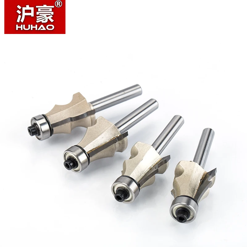 HUHAO 1 шт. 1/2 &quot1/4&quot хвостовик для рисования лески фрезерный станок с подшипником
