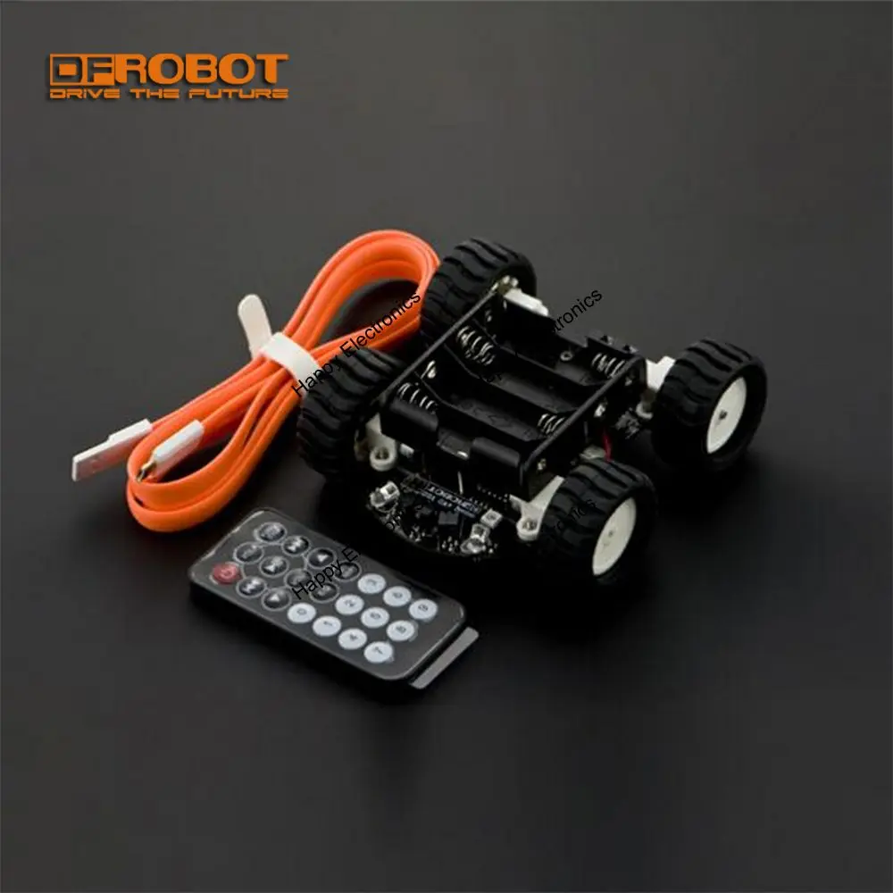 DFRobot 4WD MiniQ полный комплект V2.0 Atmega32U4 Поддержка запуска подстанций Дистанционное