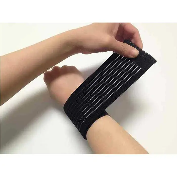 1 piece Elastic Sport Bandage Wristband hand Gym Support wrist brace Wrap Tennis Cotton Weat band Fitness Powerlifting | Спорт и