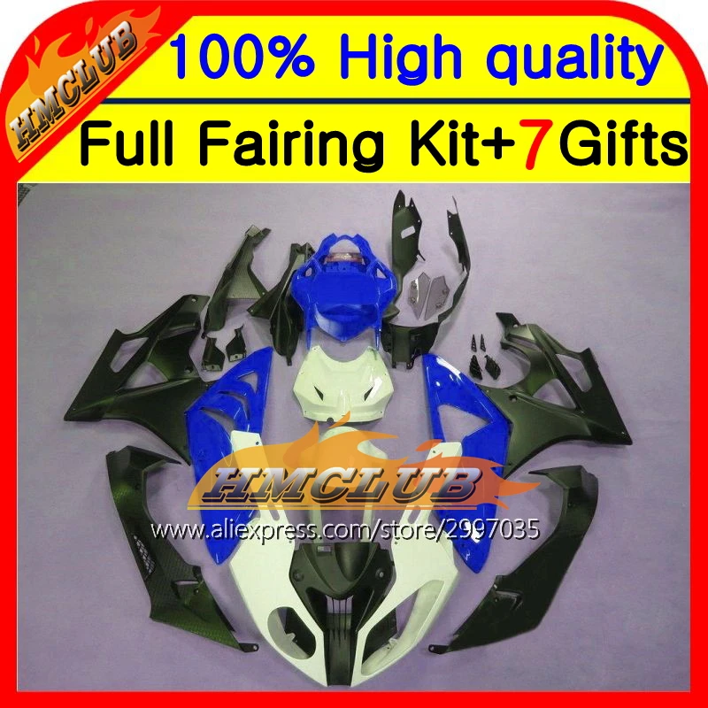 Корпус для BMW S1000RR синий белый S1000R 09 14 S 1000R 2HM66 1000RR S1000 RR 1000 10 11 12 13 черный