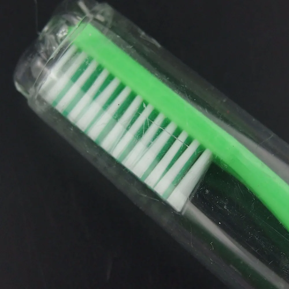 12 шт./компл. Бесплатная доставка бриллиантовая зубная щетка для путешествий и