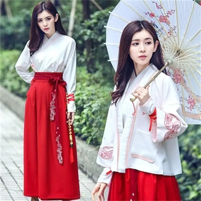 

New Chinese Traditional Women Elegant Hanfu Fairy Dress Chinese Vintage Costume Performance Clothing Chinese Ancient Costume