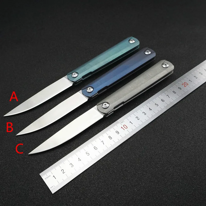 Новый Открытый Многофункциональный TC4 titanium сплав джентльмен складной нож S35VN
