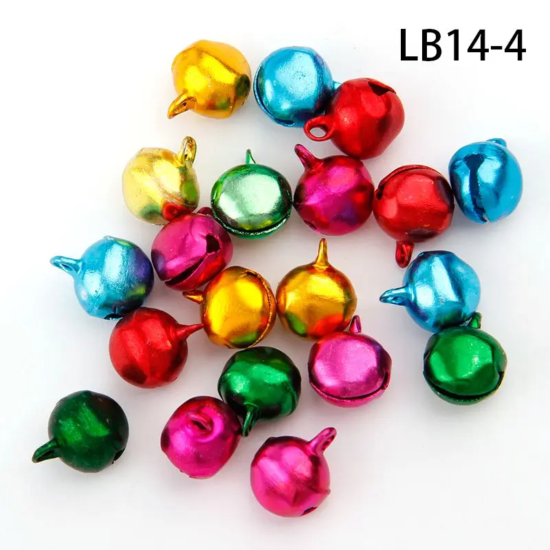 Wholesale100pc/50 шт 6/8/10/12 мм смесь цветов свободные бусины маленькие колокольчики