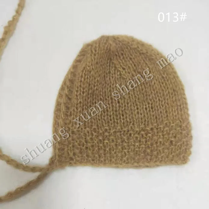 Ручная работа, мохеровый капор ручной вязки для детей, реквизит для фотосъемки на день рождения ребенка, подарок для новорожденного, реквизит для фотосъемки ребенка