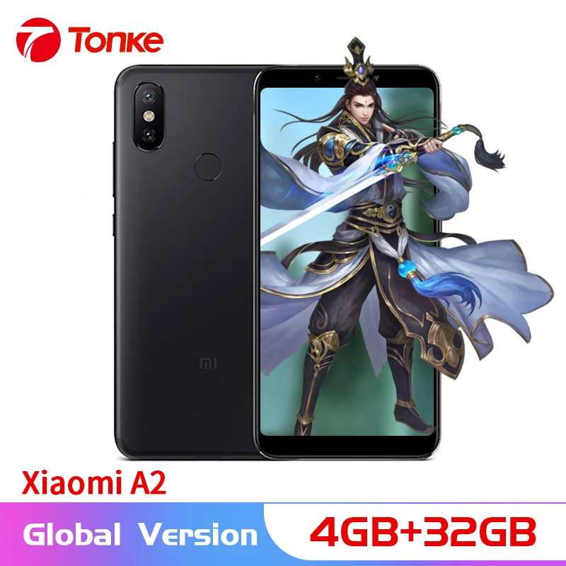 Глобальная версия Xiaomi Mi A2 4 Гб ОЗУ 32 ПЗУ мобильный телефон двойной 20.0MP Snapdragon 660
