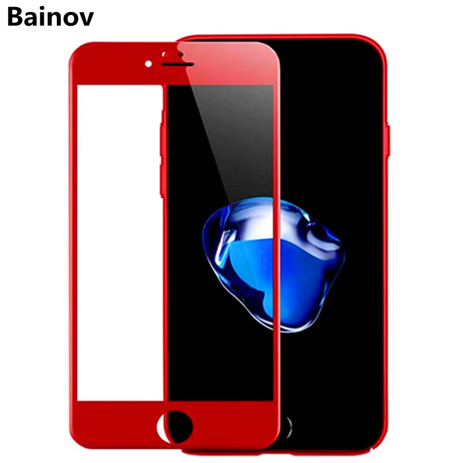 9H 3D изогнутое закаленное стекло для iphone 8 7 6 6 S полное покрытие Защита экрана для iphone 6 6s 7 8 plus Защитная стеклянная пленка