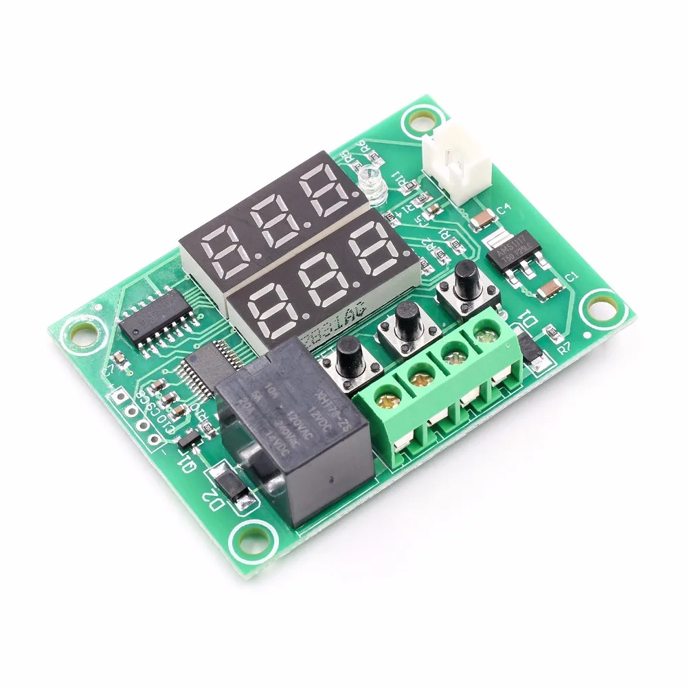 XH W1219 DC 12V двойной светодиодный цифровой дисплей термостат регулятор температуры