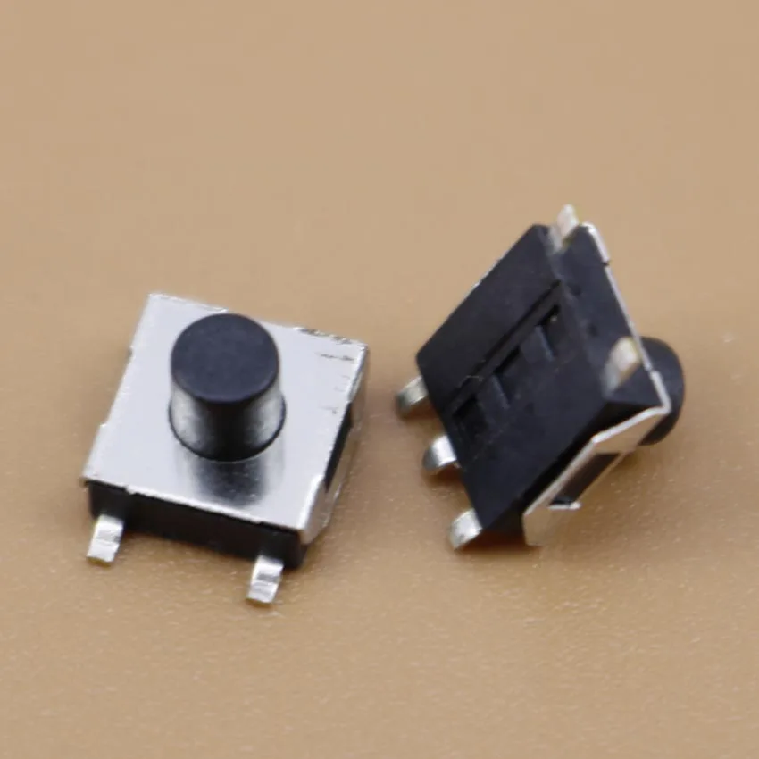YuXi 1 шт. кнопочный переключатель 6*6*5 тактовый тактильный 6x6x5 SMD SMT Высота 5 мм|height| |