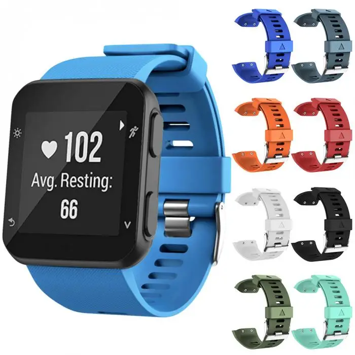 Силиконовые часы ремешок браслет+ инструмент винты для Garmin Forerunner 35 SD998