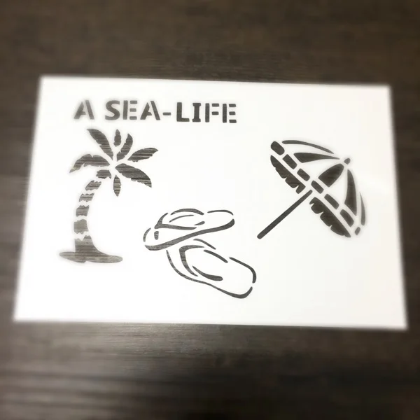 Карта инструмента для скрапбукинга SEA LIFE DIY альбом маскирующий спрей