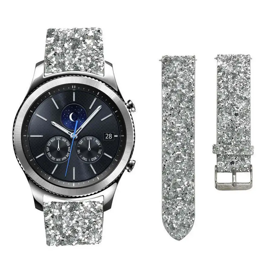 Ремешок кожаный для Samsung Gear S3 Frontier, 22 мм (art.: 7aa26f537) - 7aa26f537