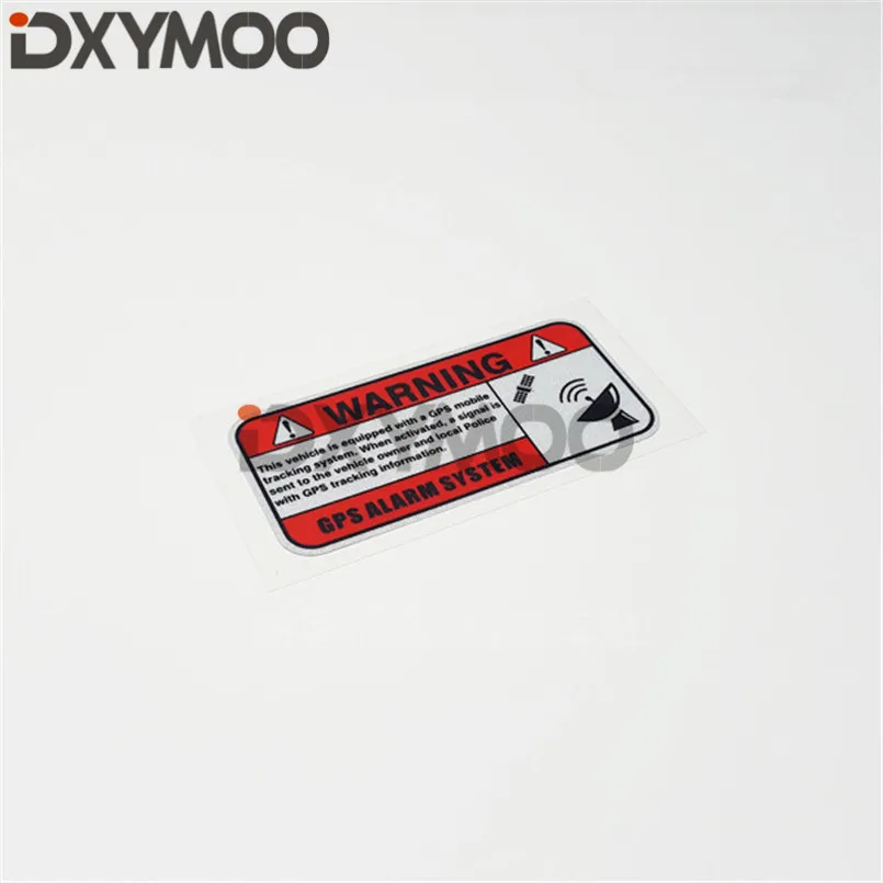 

1PCS Car Styling Decals GPS Alarm Waring Auto Window Sticker 10x4cm