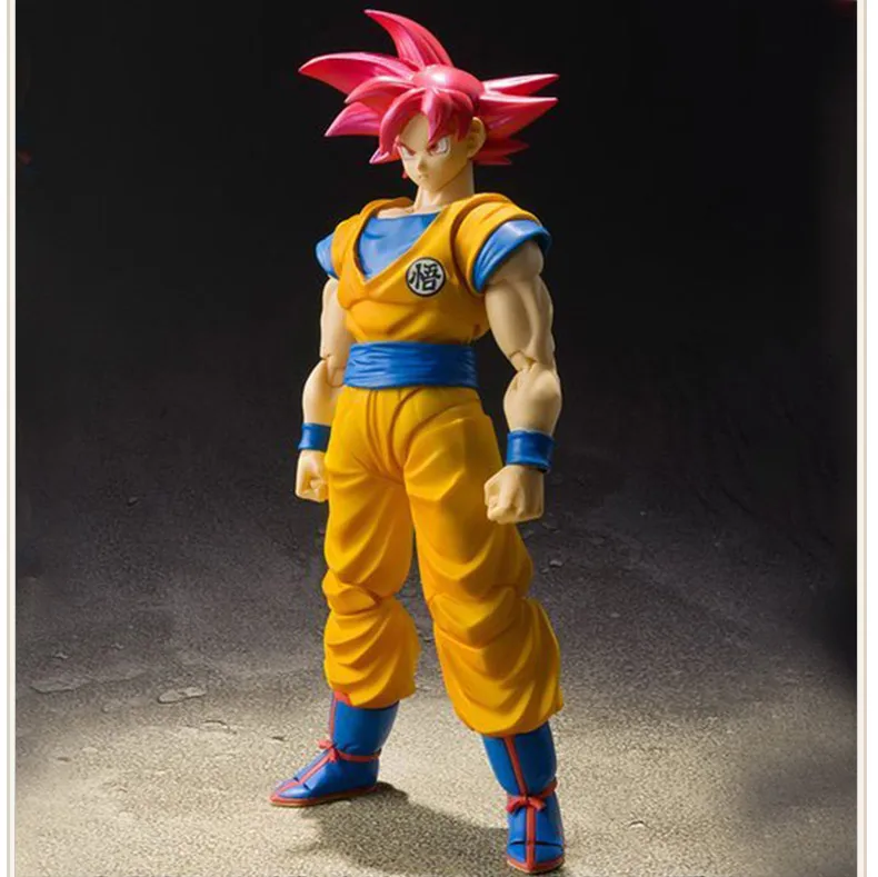 Экшн-фигурка Dragon Ball Z Beerus Super Saiyan God Red hair Son Goku из ПВХ Коллекционная модель игрушки |