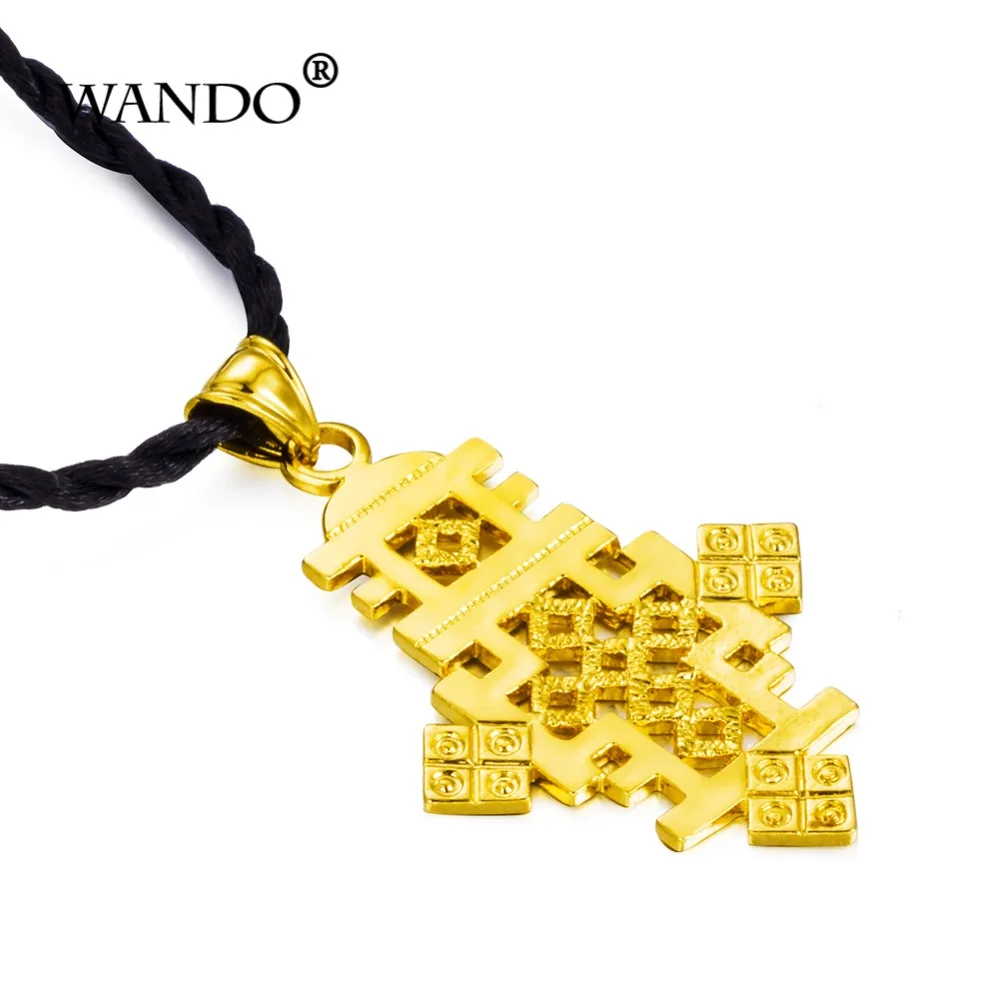 WANDO высокое качество традиционный Крест Золотой цвет в эфиопском эритрейском