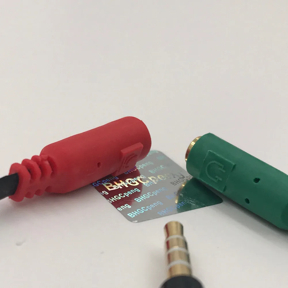 Кабель-разветвитель плоский 3 5 мм для микрофона и гарнитуры 1 шт. | Электроника