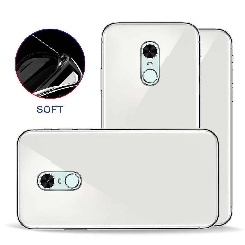 Suitable For Xiaomi Redmi note4X Mobile Phone Case Transparent Back Cover Anti-fall Shell Ultra-thin Protective Sleeve | Мобильные