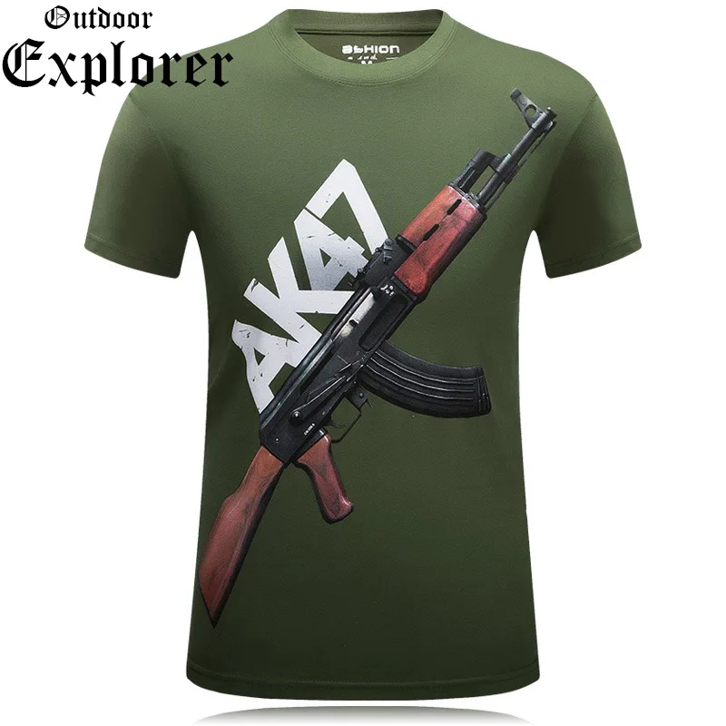 Мужская 3d футболка в стиле милитари csgo футболки с принтом солдат армейские