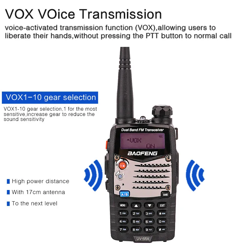 Портативная рация uhf vhf amador baofeng для охоты коммуникатор приемник приемопередатчик