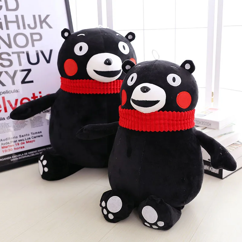 Kumamon персонаж японский медведь плюшевая игрушка детский подарок милая мягкая подушка кукла в провинции Xiongben для детей/малышей/взрослых подарки 4,9