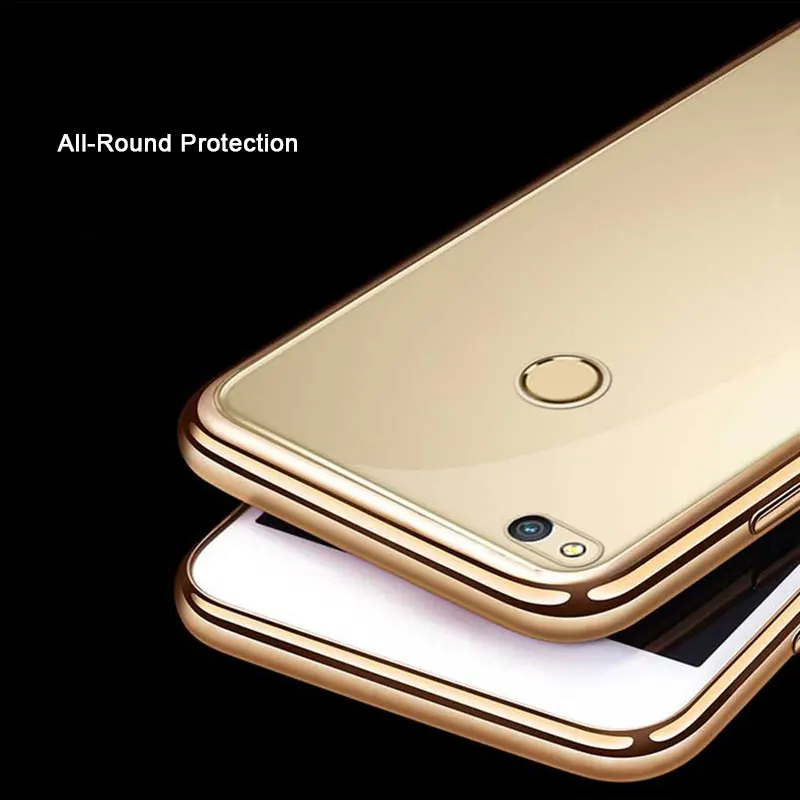Для huawei Honor 8 Lite силиконовый чехол покрытие бампера Ясно Мягкие Tpu чехол для Honor 8 Lite на huawei P8 Lite Coque Капа