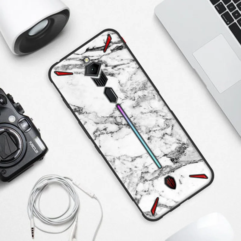 Чехол с рисунком под дерево и камень для Nubia Red magic 3|Бамперы| |
