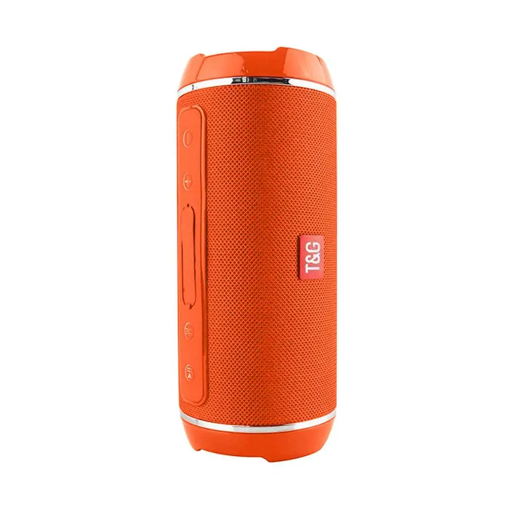 Цвет: желтый SOONHUA TG-116 Открытый водонепроницаемый Bluetooth динамик USB FM TF карта сабвуфер Портативный беспроводной Мини Бас Колонка коробка громкий динамик - Цвет: Цвет: желтый
