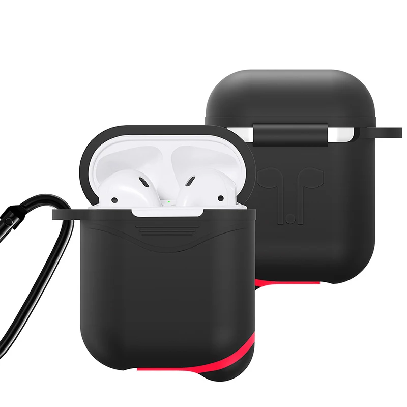 Для Apple airpods чехол мягкий силиконовый защитный для наушников AirPods сумка Air стручки